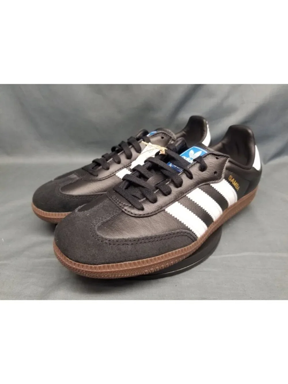 Adidas Samba OG Sneakers Black White Gum IG9031 Women's Size 9.5 NEW NO BOX!